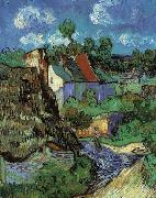 Vincent Van Gogh Houses in Auvers oil painting reproduction